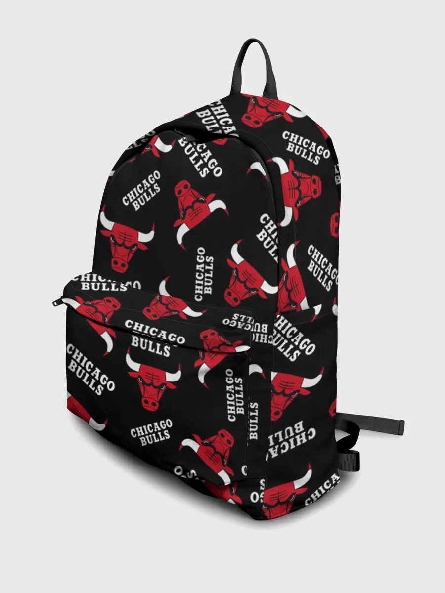 Рюкзак джинсовый / CHICAGO BULLS БЫКИ УЗОР