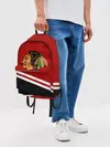 Рюкзак джинсовый / Chicago Blackhawks, NHL