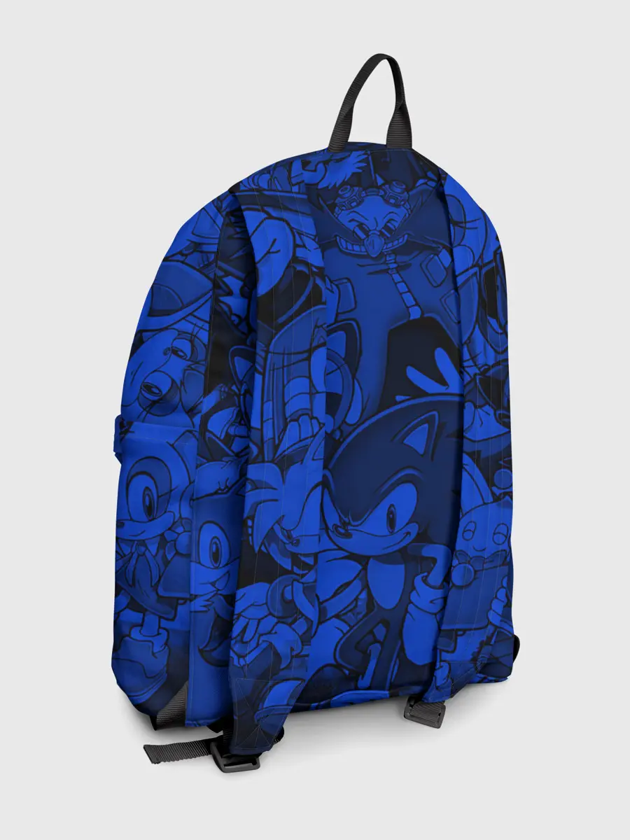 Рюкзак джинсовый / SONIC BLUE PATTERN | СИНИЙ ЁЖ