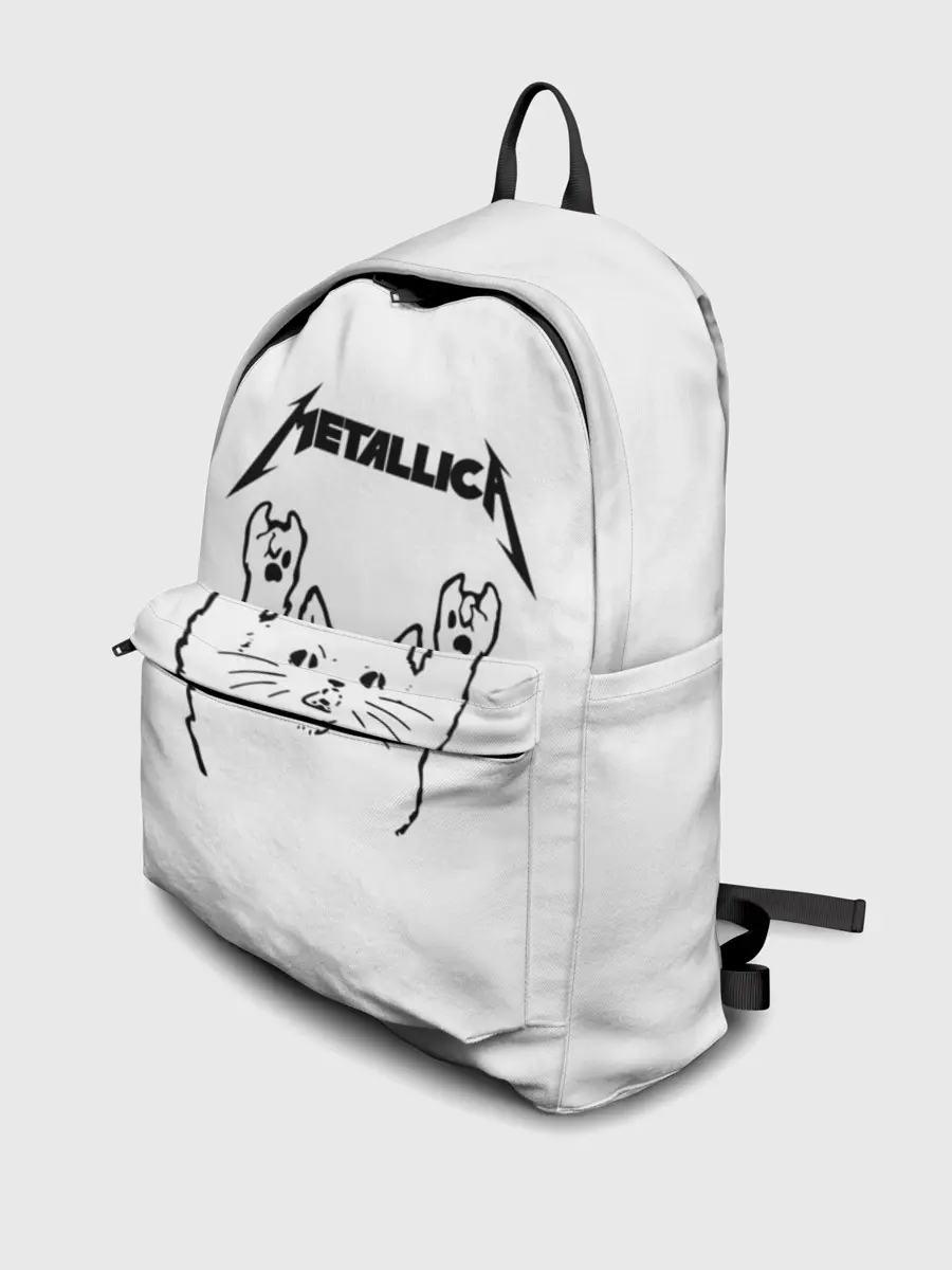 Рюкзак джинсовый / Metallica / Meowtallica.