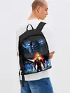 Рюкзак джинсовый / MASS EFFECT N7 КАПИТАН ШЕПАРД