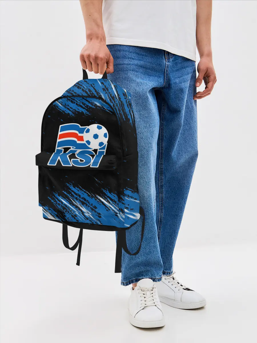 Рюкзак джинсовый / KSI ICELAND - сборная.