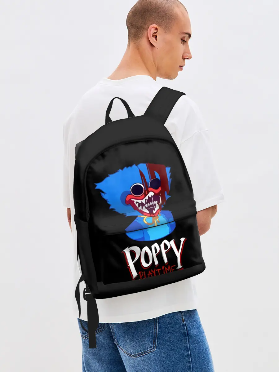 Рюкзак джинсовый / Poppy Playtime, Huggy Wuggy