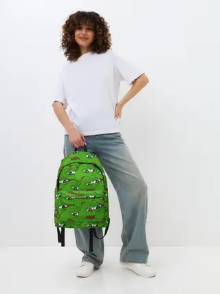 Рюкзак джинсовый / Sad frogs