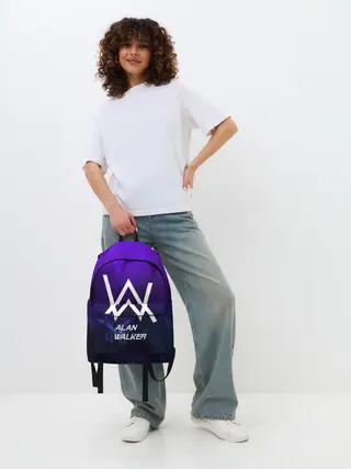 Рюкзак джинсовый / Alan Walker SPACE COLLECTION