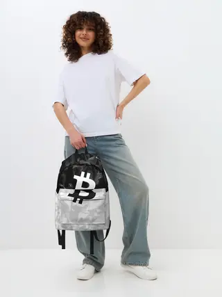Рюкзак джинсовый / BITCOIN Black Collection