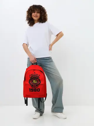 Рюкзак джинсовый / Сделано в СССР 1980