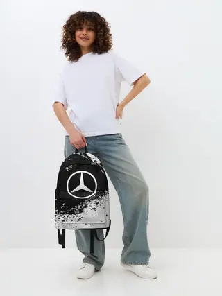 Рюкзак джинсовый / Mercedes abstract sport