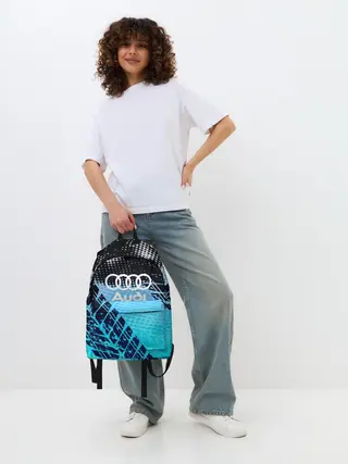 Рюкзак джинсовый / Audi sport auto motors