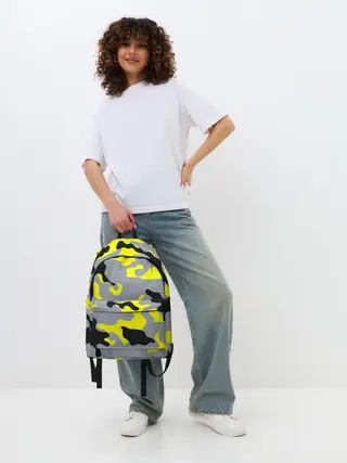 Рюкзак джинсовый / Yellow camouflage