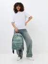 Рюкзак джинсовый / Ван Гог Цветущие ветки миндаля
