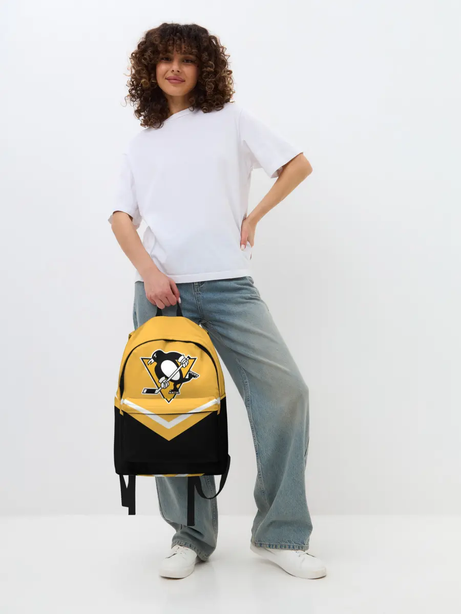 Рюкзак джинсовый / Pittsburgh Penguins