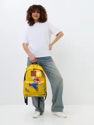 Рюкзак джинсовый / Супер Марио