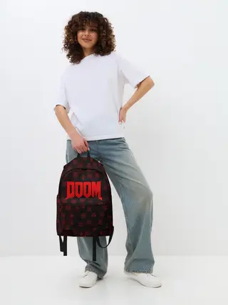 Рюкзак джинсовый / DOOM | ДУМ