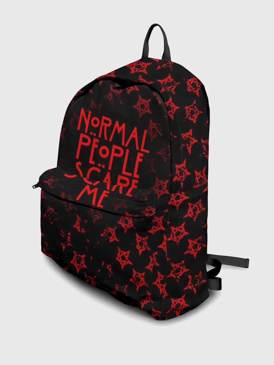 Рюкзак джинсовый / NORMAL PEOPLE SCARE ME