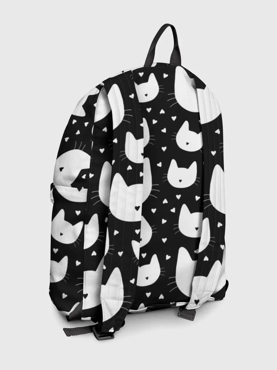 Рюкзак джинсовый / Love Cats Pattern