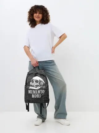 Рюкзак джинсовый / Memento mori