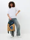 Рюкзак джинсовый / Космонавт и чернила