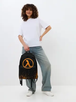 Рюкзак джинсовый / HALF LIFE