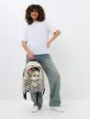 Рюкзак джинсовый / Парижанка в берете