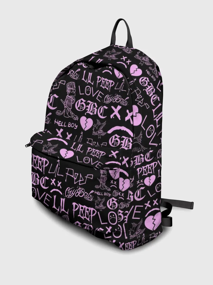 Рюкзак джинсовый / LIL PEEP LOGOBOMBING