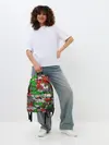 Рюкзак джинсовый / Камуфляж с буквами FCLM