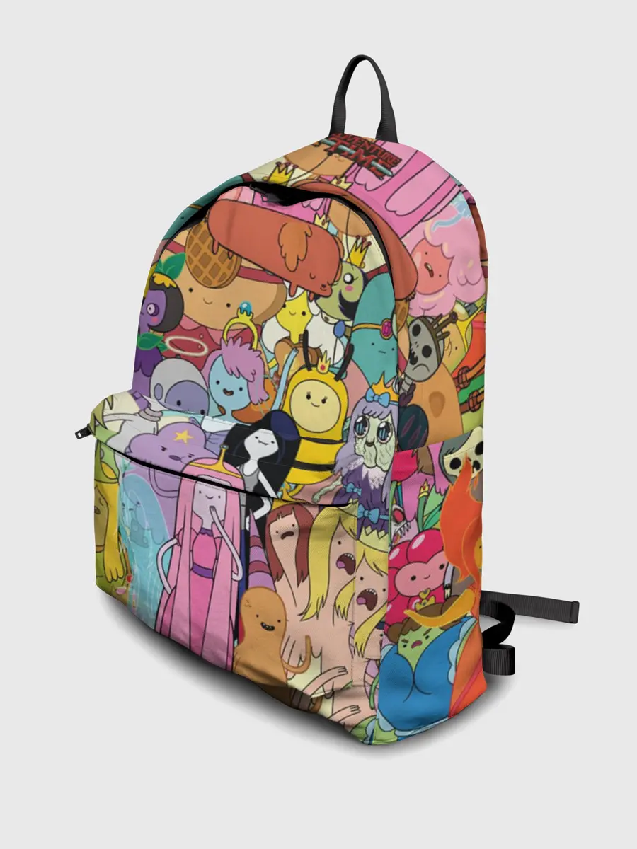 Рюкзак джинсовый / Adventure time