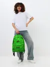 Рюкзак джинсовый / Billie Eilish Graffiti glow