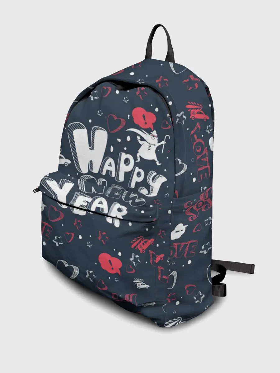 Рюкзак джинсовый / Happy new Year