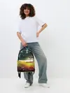 Рюкзак джинсовый / Закат со звездами