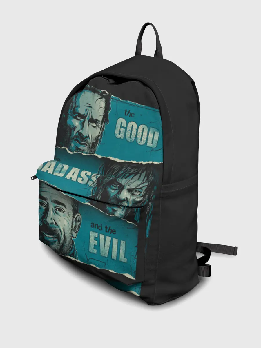 Рюкзак джинсовый / Good, Badass, Evil