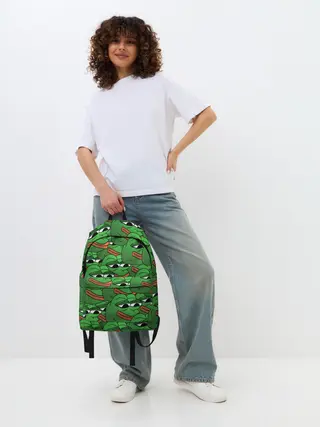 Рюкзак джинсовый / Pepe The Frog