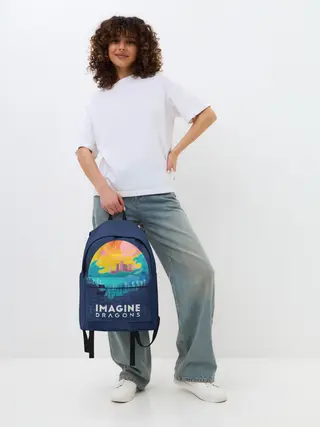 Рюкзак джинсовый / Imagine Dragons