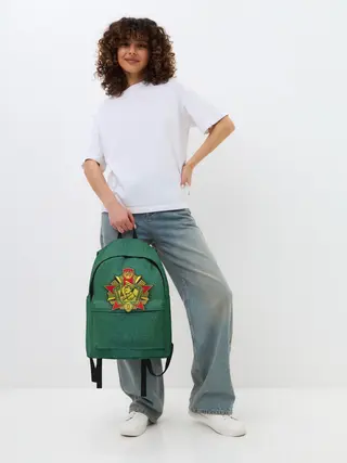 Рюкзак джинсовый / Отличник погранвойск