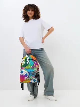 Рюкзак джинсовый / Football Paints