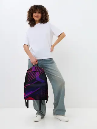 Рюкзак джинсовый / Modern Geometry