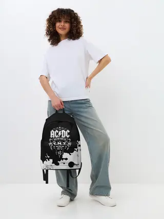 Рюкзак джинсовый / AC/DC T.N.T.
