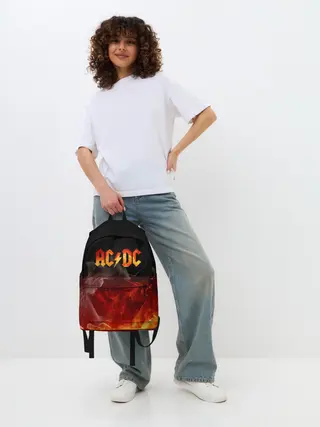 Рюкзак джинсовый / AC/DC