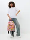 Рюкзак джинсовый / Rolling Stones tie-dye