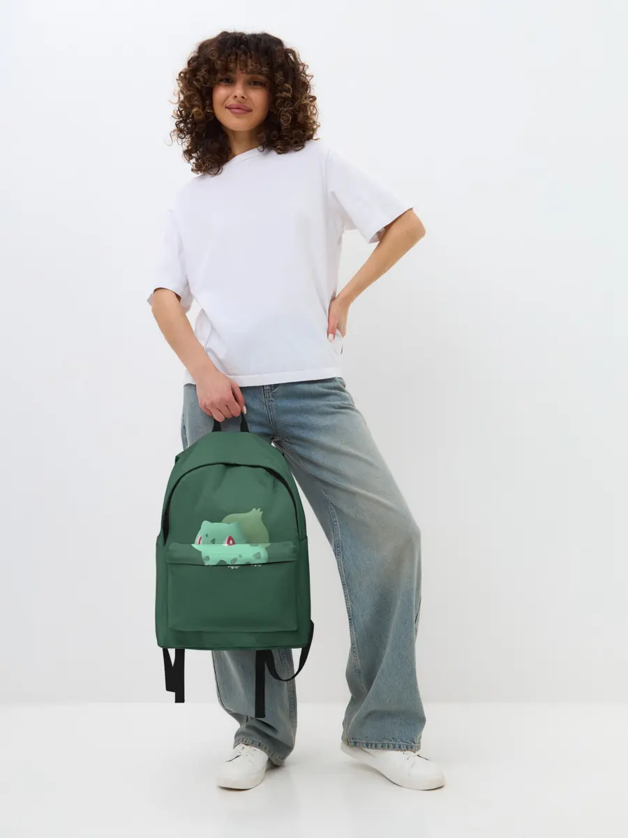 Рюкзак джинсовый / Pokemon Bulbasaur
