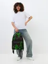 Рюкзак джинсовый / GREEN STRIPES | ЗЕЛЕНАЯ ГЕОМЕТРИЯ