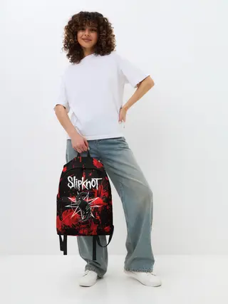 Рюкзак джинсовый / Slipknot