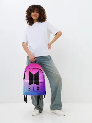 Рюкзак джинсовый / BTS