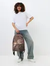 Рюкзак джинсовый / Чуя Накахар на состаренном фоне