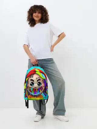 Рюкзак джинсовый / 6IX9INE