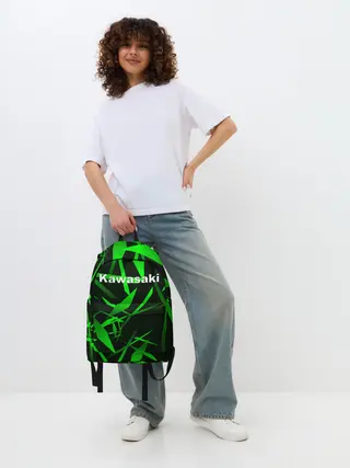 Рюкзак джинсовый / Kawasaki