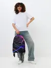 Рюкзак джинсовый / НЕОНОВЫЕ МОЛНИИ