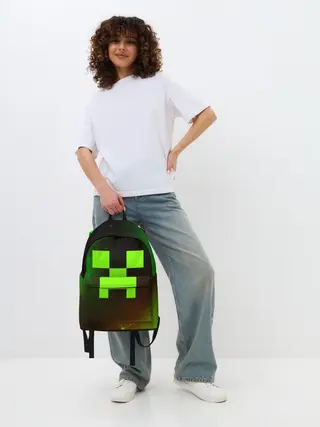 Рюкзак джинсовый / MINECRAFT / МАЙНКРАФТ