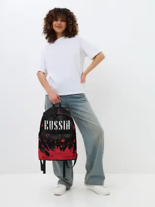 Рюкзак джинсовый / RUSSIA / РОССИЯ