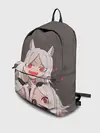Рюкзак джинсовый / Cerberus с сердечками Helltaker